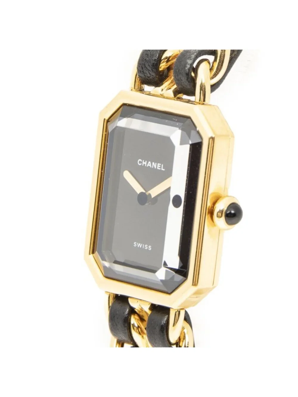 Chanel Premiere Black Gold Plated Shoulder Bag